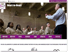 Tablet Screenshot of heart2heartinc.org